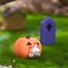 3D Halloween Small Ornaments Cute Ghost Candlestick Ornaments Halloween Ghost Tombstone  Outdoor