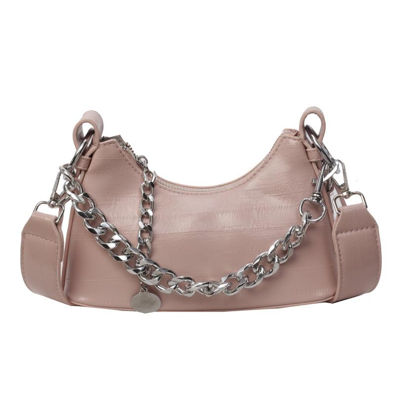 

Маленькая сумка женская новая повседневная универсальная сумка-мессенджер модная сумка через плечо розовый