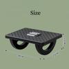 180° Rockable Footrest Office Under Desk Footstool Home Office Adult with Rollers Non-slip Foot Cushion Massage Footrest Stool