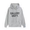 Graffiti Letter Print Hooded Sweatshirt Jacket Men Loose Fit Streetwear Long Sleeve Cotton Pullover