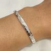 Irregular Pattern Glossy Surface, Light Luxury and High-end Daily Wear Stacking Style Women's Bracelet