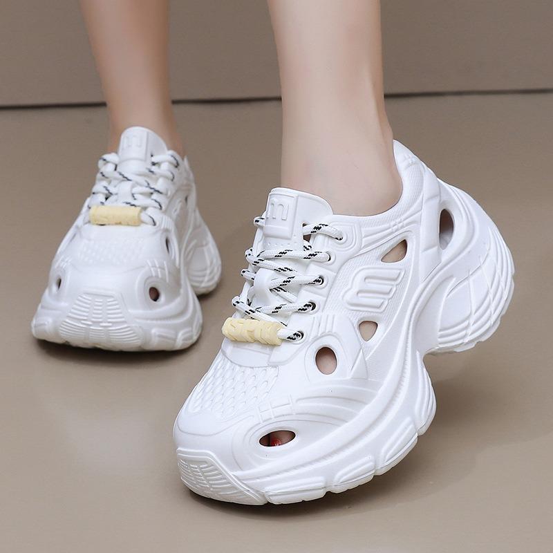 Hole shoes women's new summer wear breathable and non-smelly feet EA bag head thick-soled versatile casual sandals