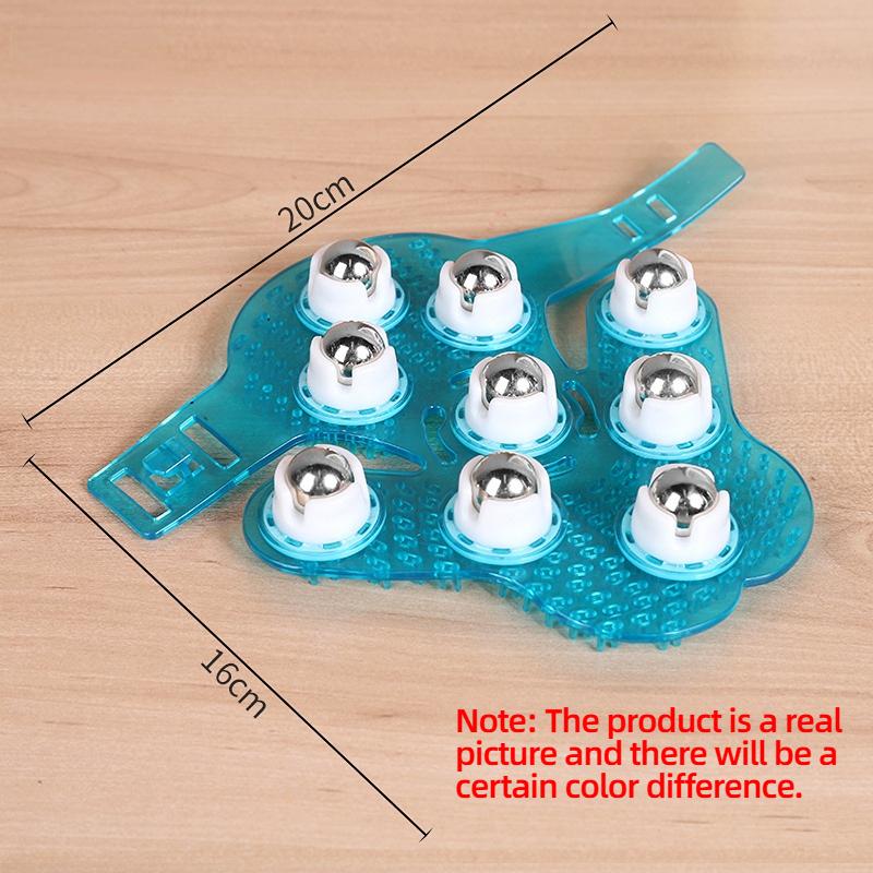 Kūno masažas su ritininiu kamuoliuku pirštinės, malšinantis raumenų skausmą, atpalaiduojantis anticeliulitinis masažuoklis rankoms, kaklui, pečiams, sėdmenims, sveikatos priežiūrai