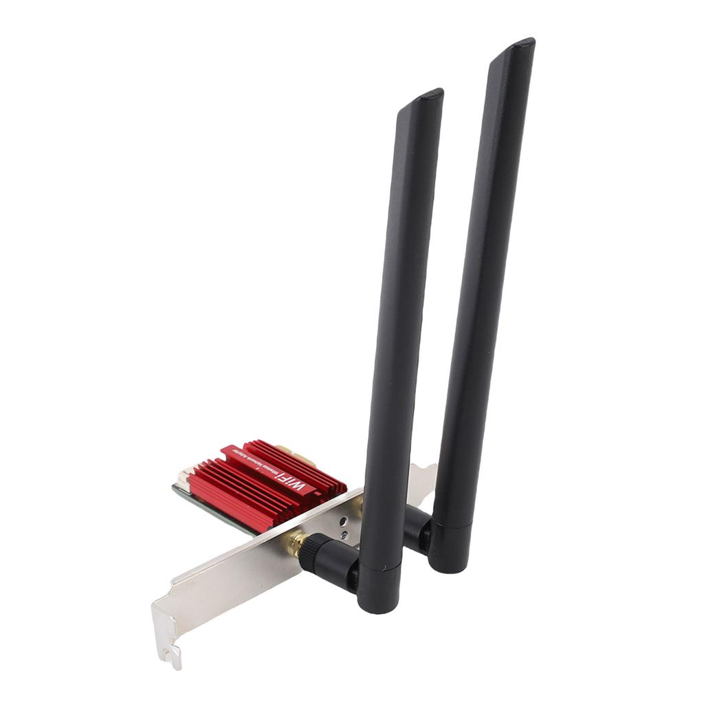 WiFi 6E PCIe Card 4200Mbps 2.4GHz 5GHz 6GHz Triple Band PCIe WiFi Adapter for Desktop Computer