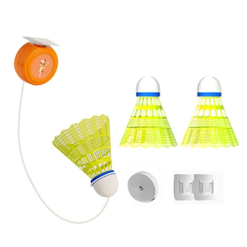 Badminton Trainer Tragbares Übungswerkzeug Trainings-Shuttlecock Dehnbar Selbststudium