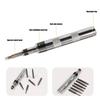 6 in1 Screwdriver Set with Complete Specifications Screw Extractor Bit  For Rusty Sliding Nuts