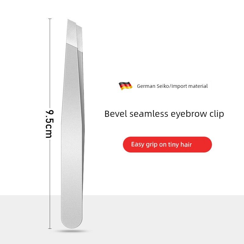 

Немецкие пинцеты для выщипывания бороды, удобный гаджет, мужские пинцеты для бровей, пинцет для удаления черных точек, нож для бровей, для седых волос, высокоточные пинцеты для ресниц, инструменты для красоты и макияжа High-precision Bevel, single-mounted