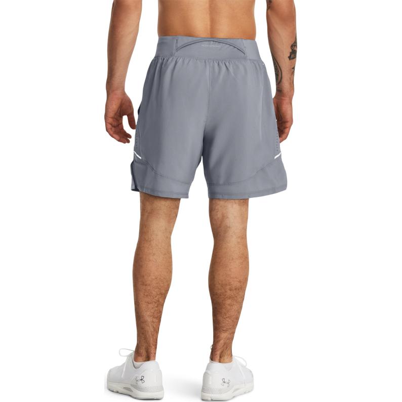 Under Armour Launch Sports Shorts Men's Gray Moderate 1376831-035