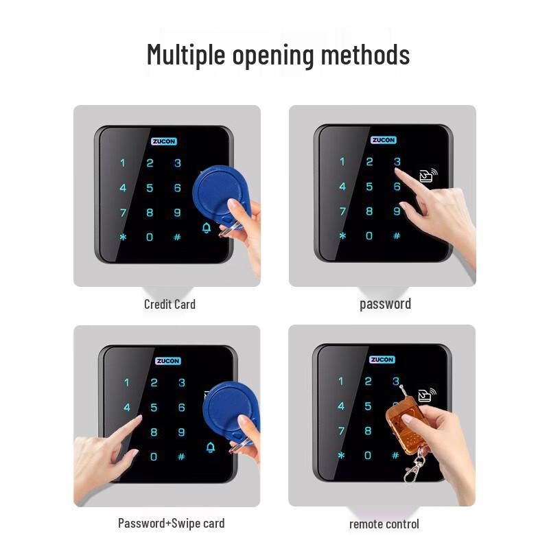 ZUCON X12 ID Version NFC Card Password Access Control System CN plug (adapter included)