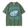 Moister Than An Oyster Funny Humor T Shirt Men Women Clothing Harajuku Aesthetic Tee Shirt Cozy 100 Cotton Short Sleeve Tshirt