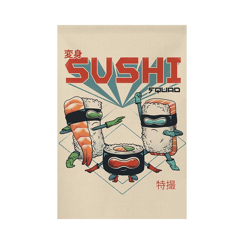 Japanese-style Short Half Curtain Ramen Kitchen Door Partition Sushi Restaurant Decor Curtain No-Drill Kitchen Window Screen