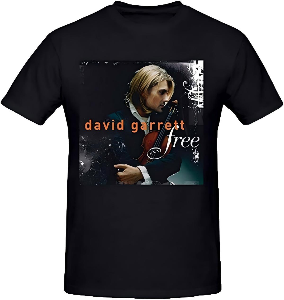 David Garrett Free Album Cover T-Shirt M