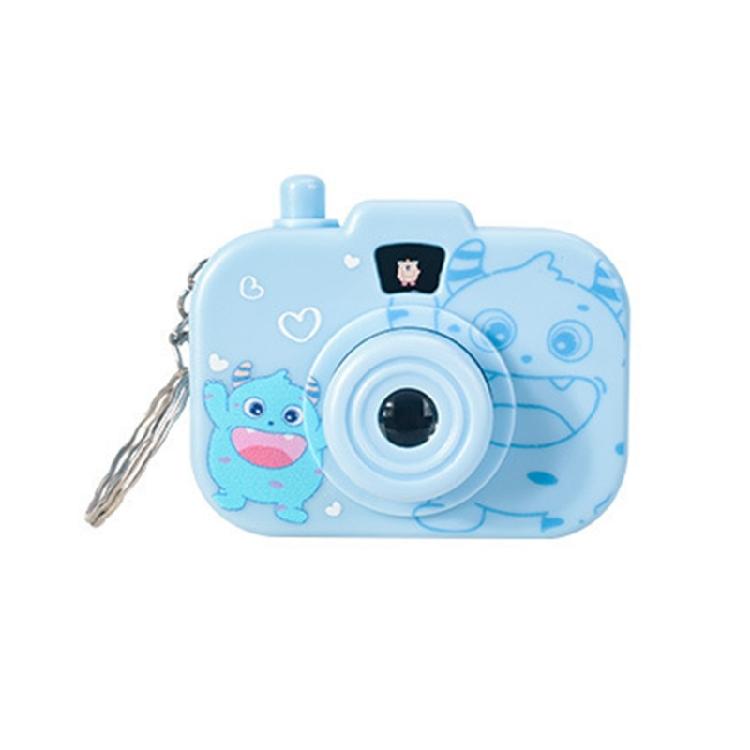 Creative Play Projector Camera Keychain For Kids Portable Plastic Toy With Cartoon Light Display Stylish Keyring