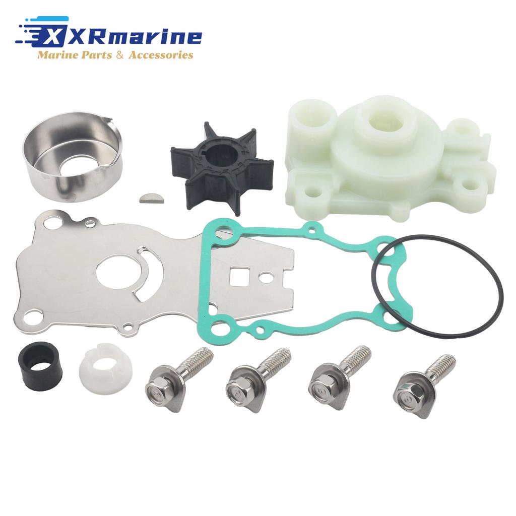Water Pump Impeller Kit Fits for Yamaha 25 To 40 HP Outboard Motors Replaces 66T-W0078-00 66T-W0078-01 66T-W0078-A0