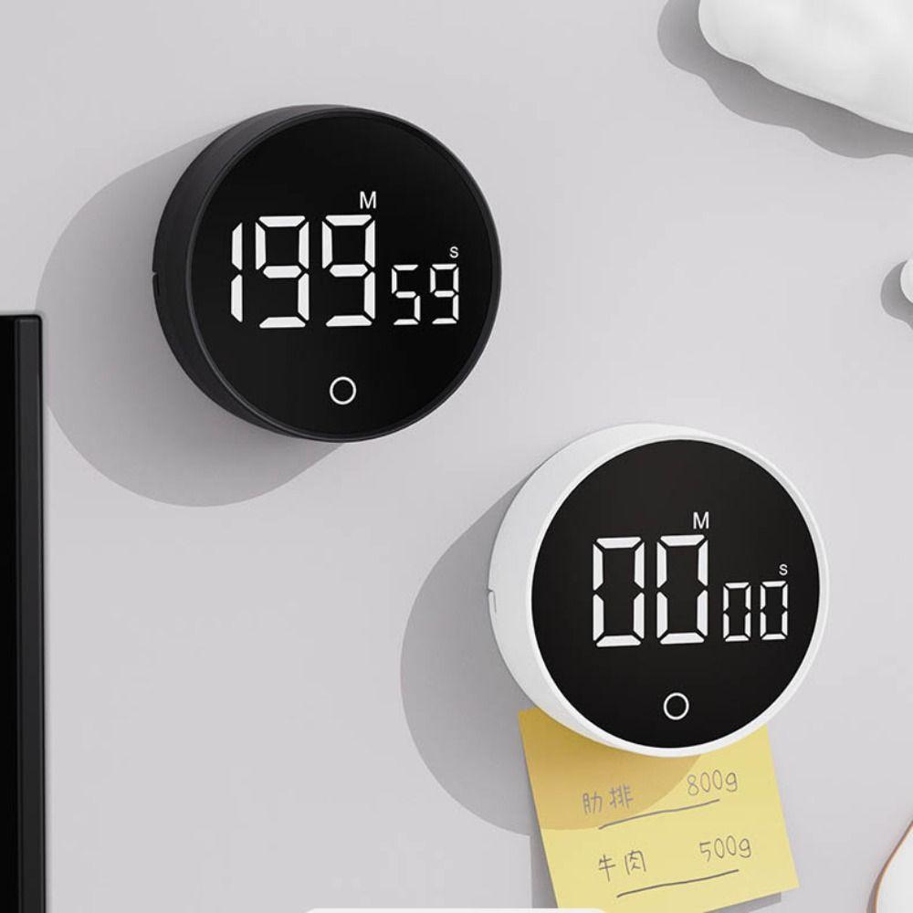 Large LED Display Cooking Digital Countdown Volume Adjustable Magnetic Egg Timer for Classrooms