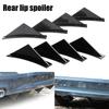 For Renault Megane 2 3 4 RS 200 300 / Clio mk 3 4 5 Rear Bumper Splitter Cover + Diffuser Shark Fin Sticker Car Accessories