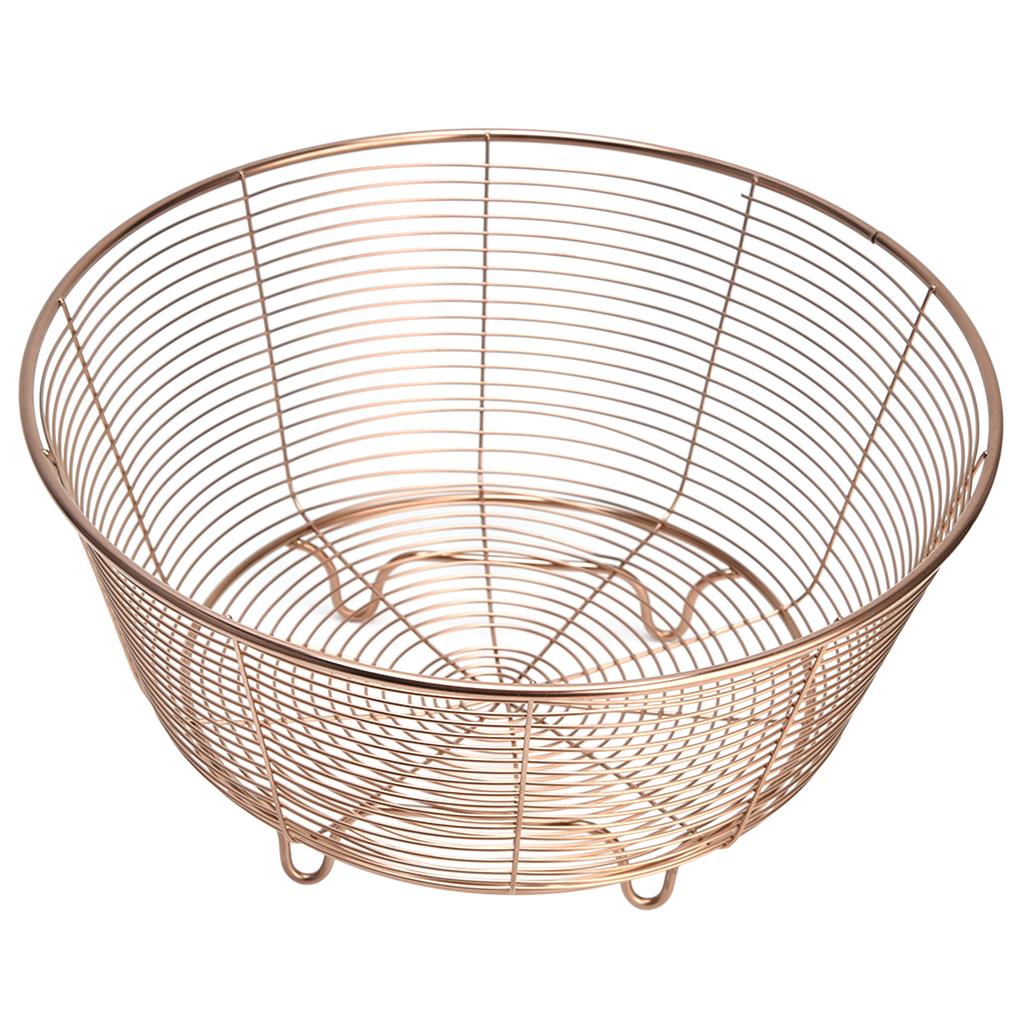 Fruit Basket Strainer Stainless Steel Colander Metal Stainless Steel Colander for Water Draining