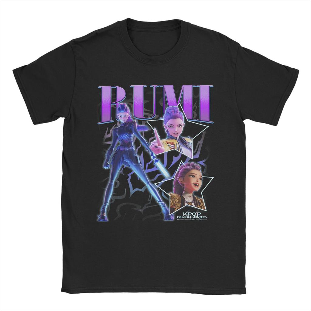 Crazy Huntrix Mira Rumi & Zoey T-Shirts Women Y2k Crewneck Cotton T Shirts Short Sleeve Unisex Tee Shirt Original Clothing