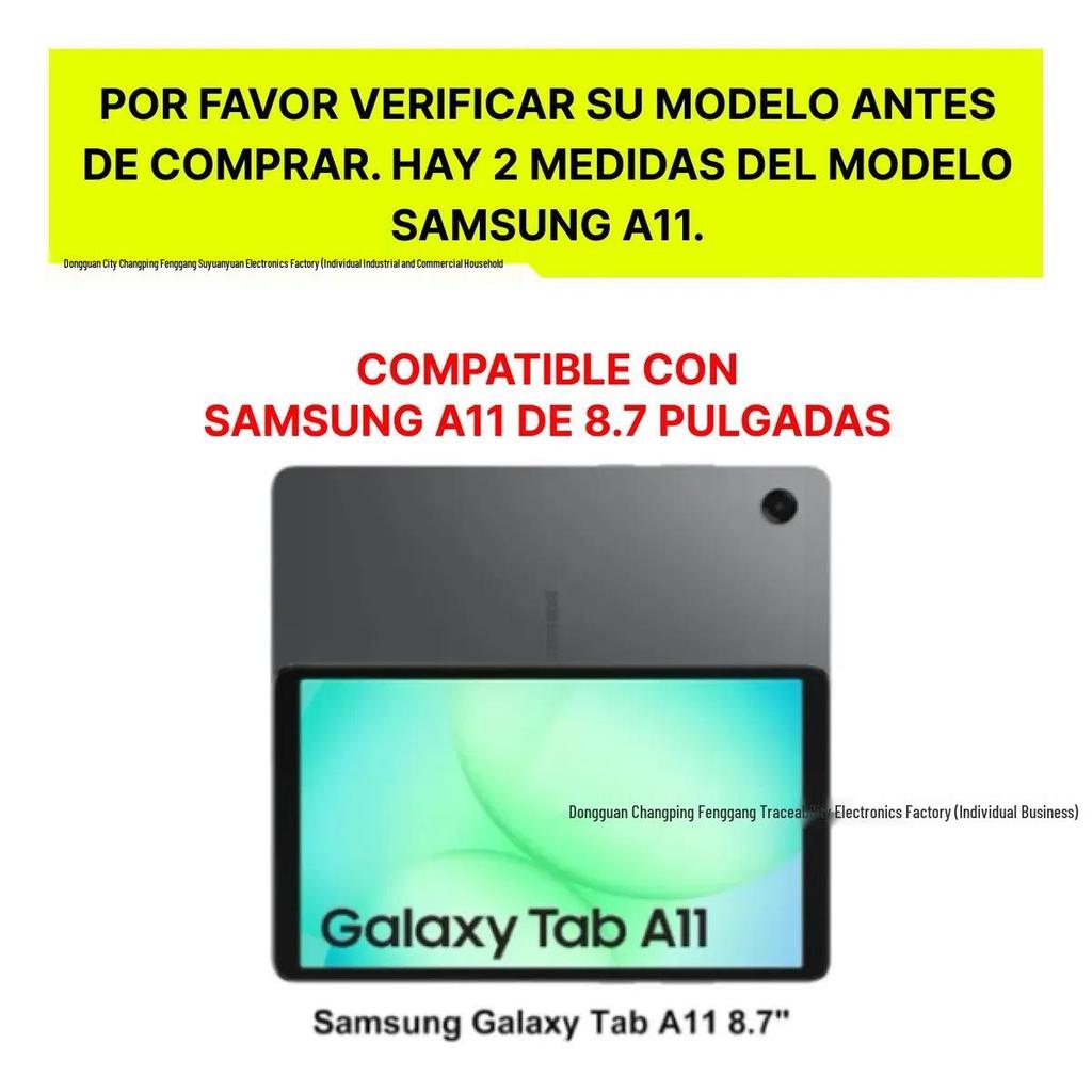Samsung Galaxy Tab A11 Protective Case with Bluetooth Keyboard & Pen Slot, 8.7-Inch (SM-X135)
