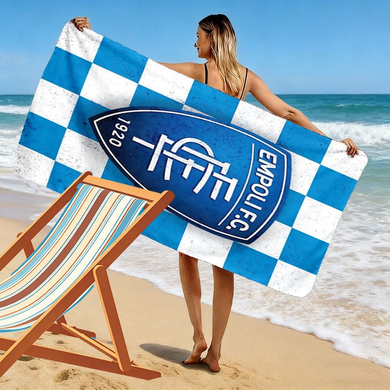 Empoli Logo Aufdruck Strandtuch, Großes Weiches Schnelltrocknendes Handtuch für Strand Camping Schwimmen