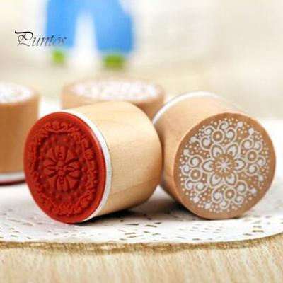 Timbre innovant, 6 pièces, largement utilisé, réutilisable, Compact, à motif Floral, pour un usage quotidien