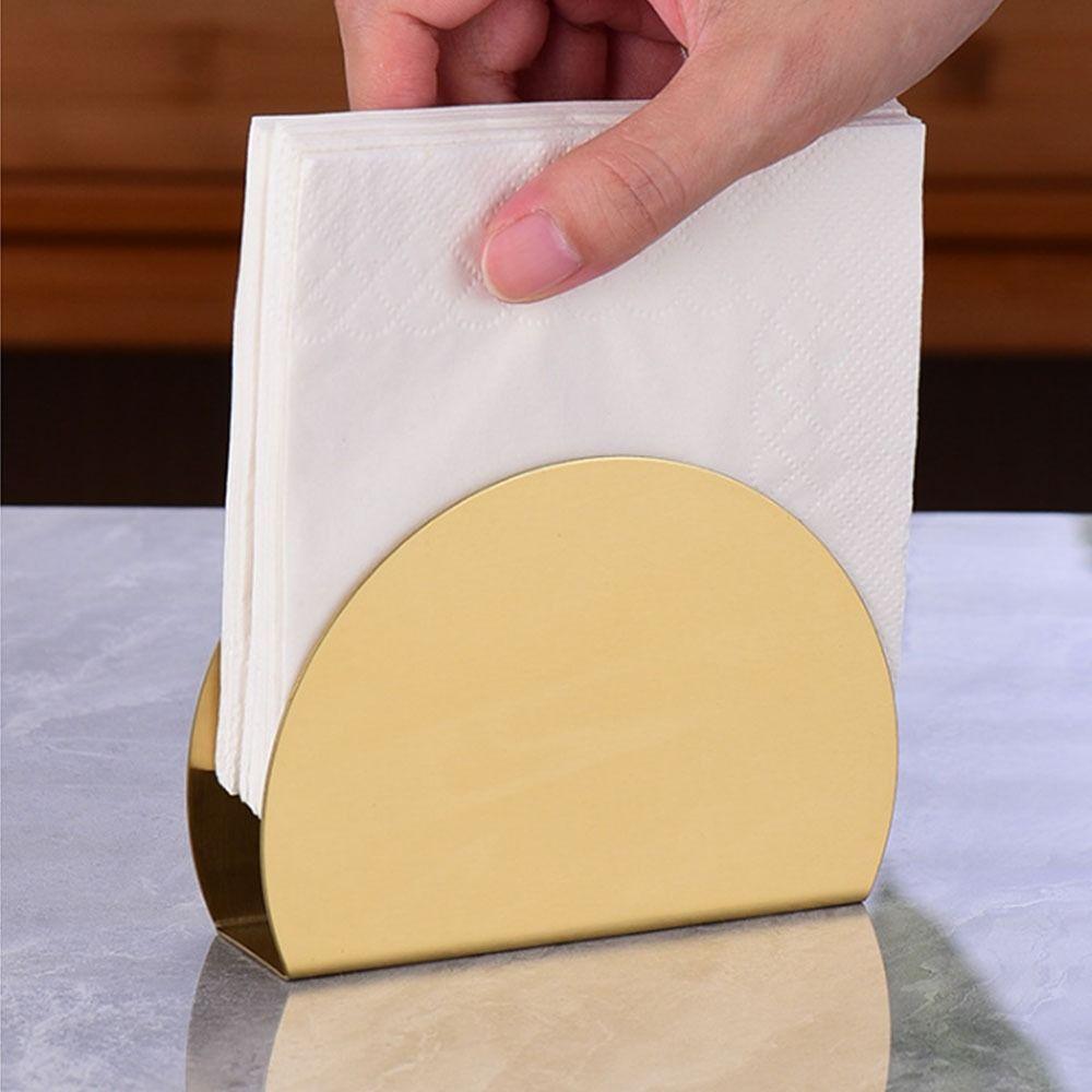 Heavy Duty Napkin Container Rustproof Tissue Dispenser Modern Napkin Storage Rack  Household