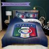 FIGC Muster Bettwäsche, Steppbett Set Bettbezug Kissenbezug Zuhause Geburtstagsgeschenk(1 Bettbezug + 2 Kissenbezüge, ohne Füllung)_lx