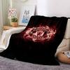 Manchester Crest Blankets Flannel Printed Breathable Warm Throw Blanket for Home Office Bedspreads 0708a10
