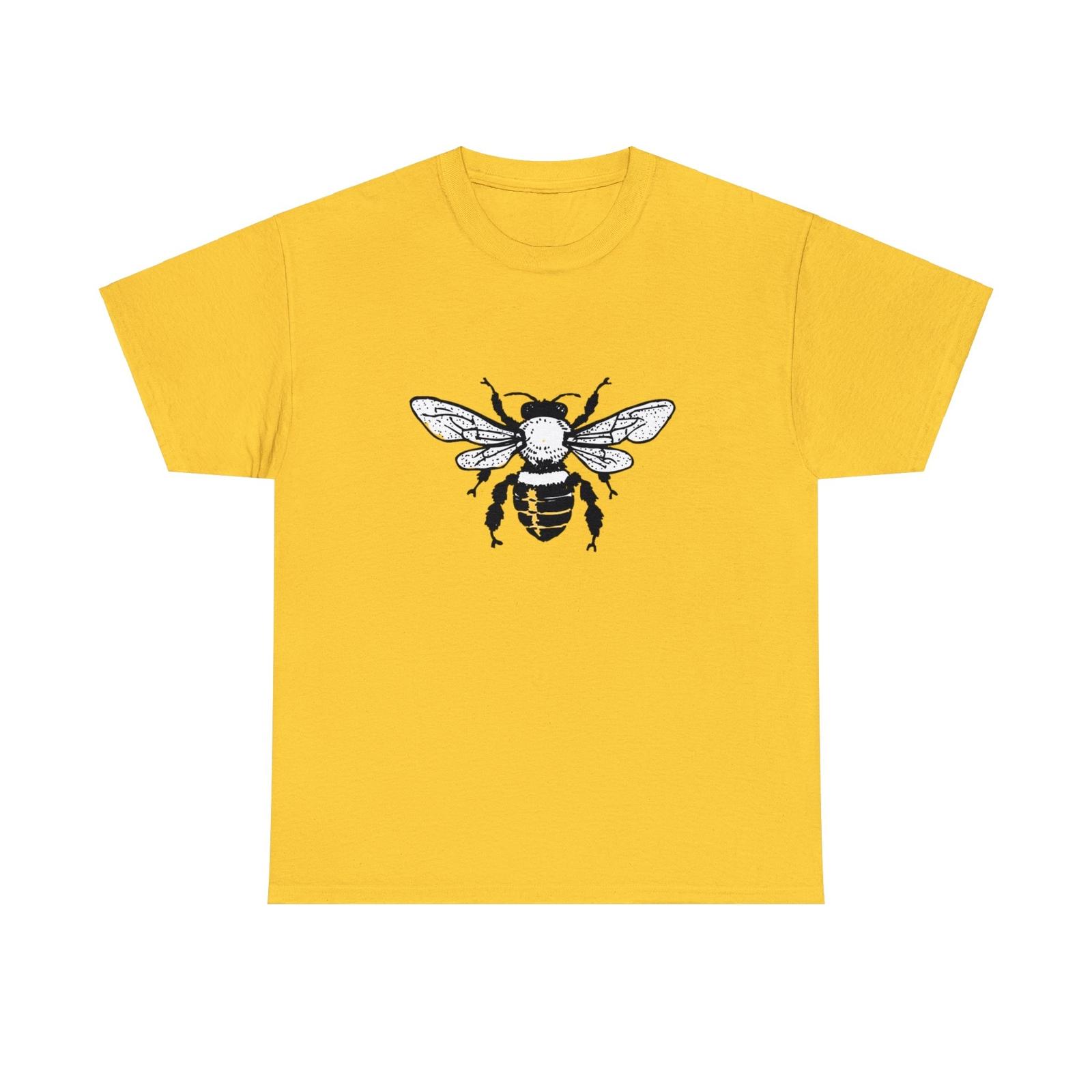 HONEY BEE Silhouette Unisex Heavy Cotton Tee S