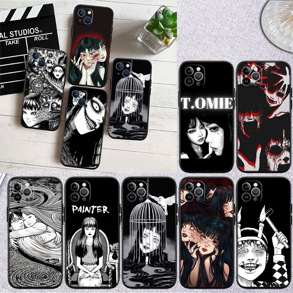 CJ65 Horror Tomie Junji Ito Soft Shell Phone Case for Xiaomi Xiaomi Poco M4 M5 M6 M7 X3 X6 X7 F8 Ultra Pro GT NFC