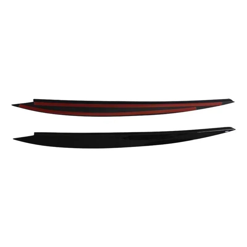 For Volkswagen VW GOLF 7 Golf7 MK7 GTI 2Pcs Car Headlight Head Lamp Eyebrow Headlight Cover Trim Sticker Accessories