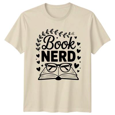 Book Nerd TShirt Reading Bookworm Literature Hobby