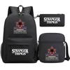 Stranger Things Star Printing Teen Student School Bag Three-Piece Men'S And Women'S Backpack
