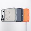 Applicable To Apple iPhone1716promax Mobile Phone Case Matte Two-in-one Skin Feeling Samsung S2 Orange Magnetic Suction Case