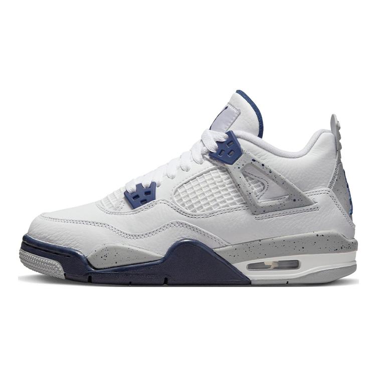 

New Jordan 4 Retro Midnight Navy GS 408452-140 35.5