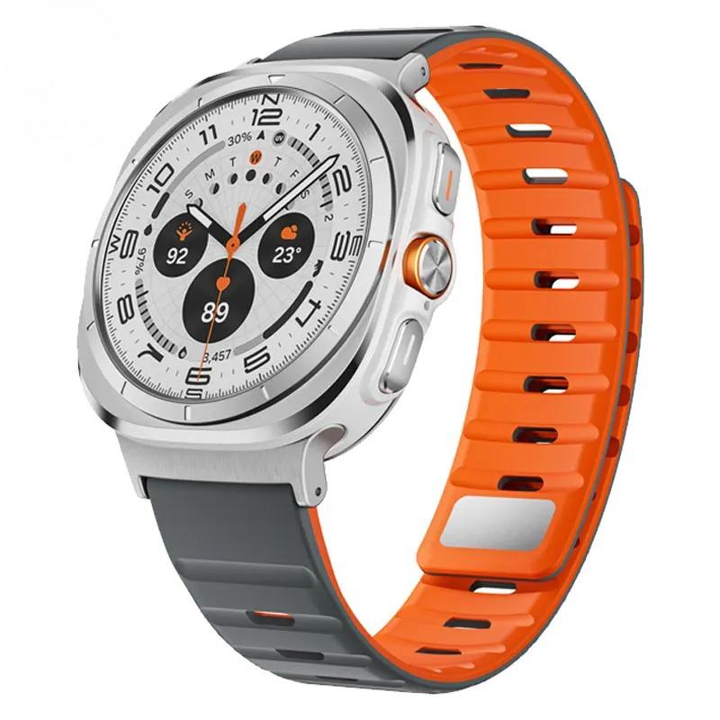 For Samsung Galaxy Watch Ultra 47mm 2025 Strap Magnetic Bracelet Accessories Band For Galaxy Watch Ultra1 2 47mm Sport Wristband