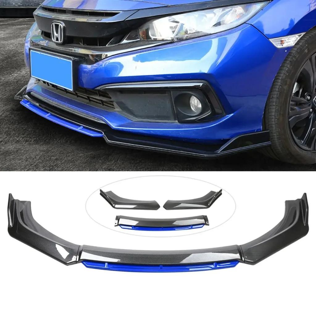 New Car Bumper Front Shovel Universal Modification Decoration Car Front Chassis Anti-collision Strip Front Lip Accessories