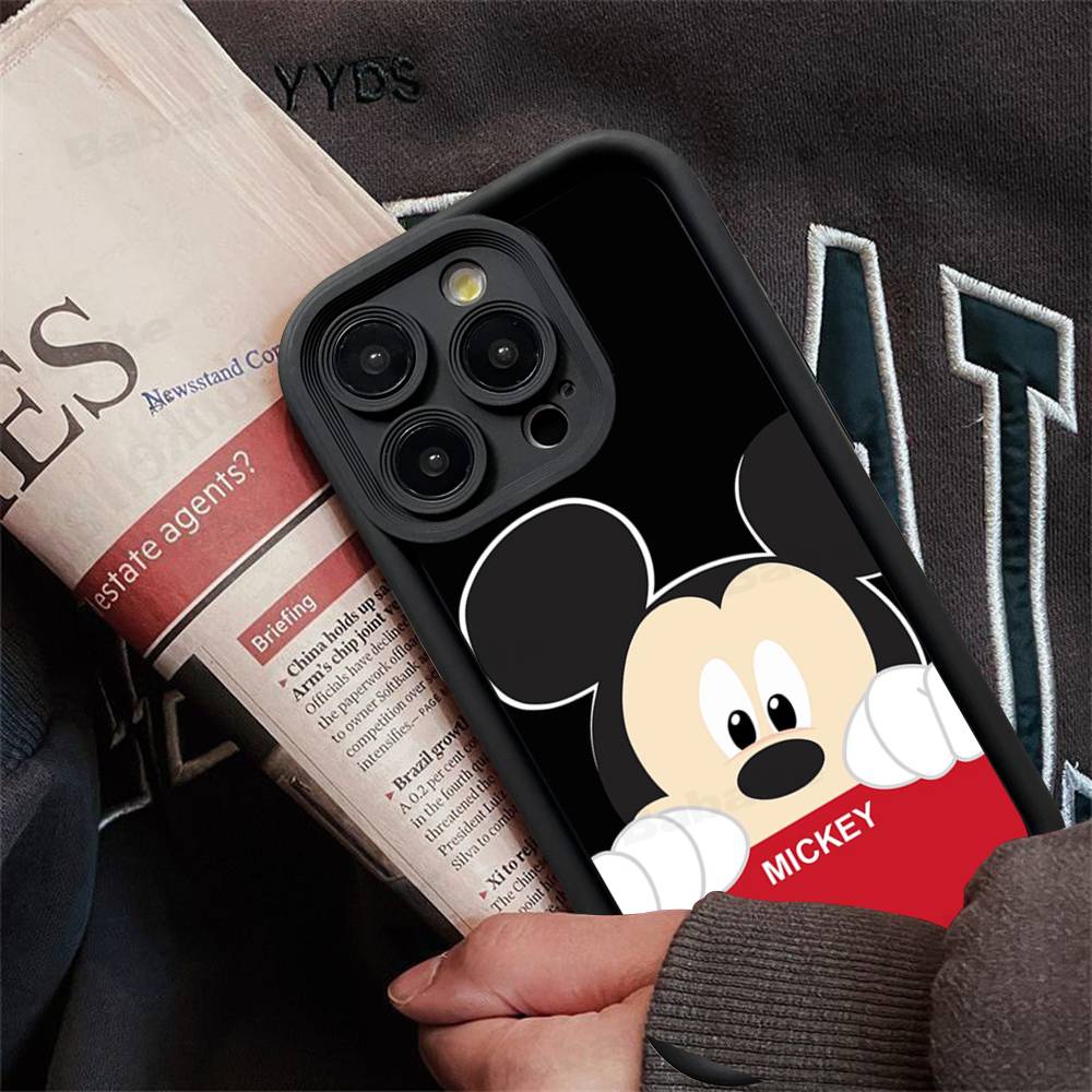 M-Minnie M-Mickey For iPhone 17 16 15 14 13 12 11 Pro Max Plus Phone Case Covers