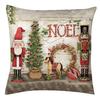Christmas Pillowcase Red Elk Light Luxury Pillowcase Car Neck Cushion Home Pillowcase