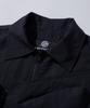 Kallapataleu Nylon Taslan Offset Zip Pocket Half Shirts - Black