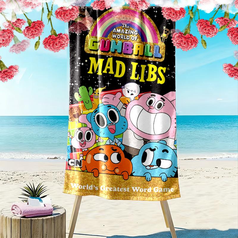 Strawberry Shortcake 2D Flat Print Beach Towel, Large Soft Quick Dry Towel for Beach Camping SwimmingXSTJ0915513