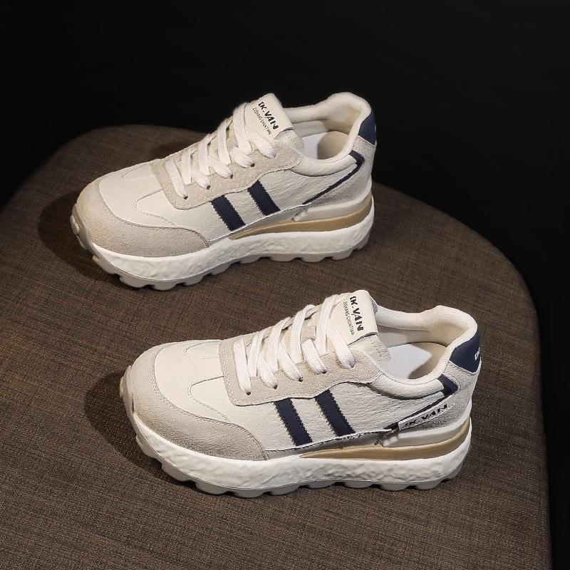 Inner height increase dad shoes women's autumn new 2025 super fire breathable leisure sports thick-soled Forrest Gump shoes Xiaobai summer