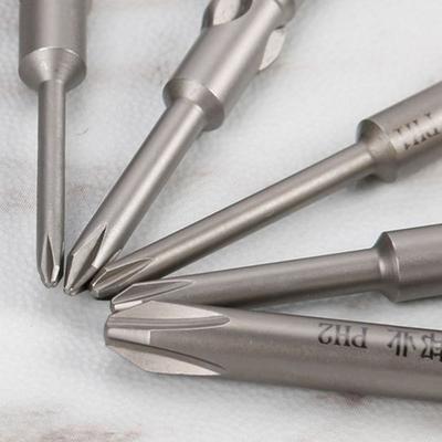 Length 60mm Screwdriver Bit S2 Material Multiple Sizes Electric Screwdriver Bit No Slipping Durable Magnetic Screwdriver Bit
