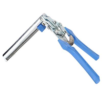 Animal Wire Cage Clamp M Shape Stainless Steel Multifunctional Rabbit Cage Plier for Animal Cages Yellow/Blue
