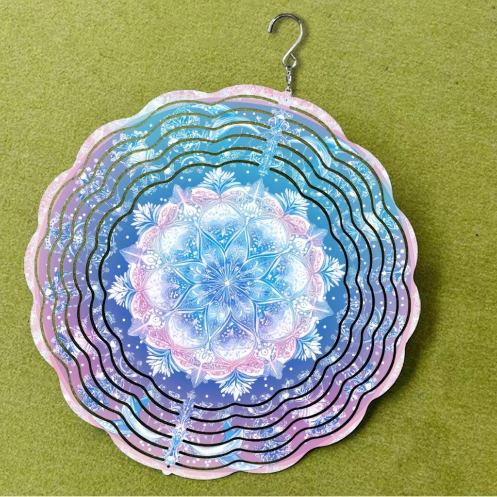 360 Grad drehende Metall-Windspiel 25,4 cm Künstlerisches Design mit kinetischem Effekt Perfekt für Gartendekoration Alle Jahreszeiten Geschenk für Freunde Familie