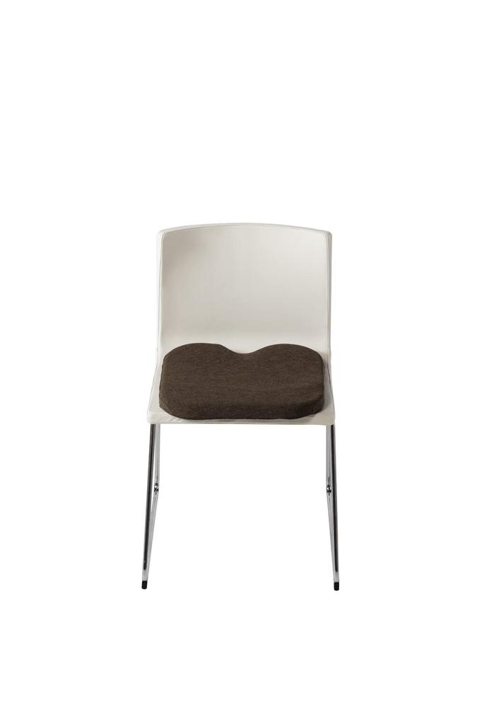 Owl Comfy Washable Cover Included OWF10 Cushion Made in Japan Lower Back Pain Prevention Chair Cushion (Brown)