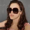 Sonnenbrille Frauen Vintage Marke Qualität Übergroßen frauen Sonnenbrille Schwarz Gradienten Weibliche Gläser