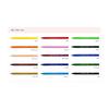 Sakura Crepas Coupie Pencil for Elementary School Students 15 Color Set (12 Colors + 3 Colors)