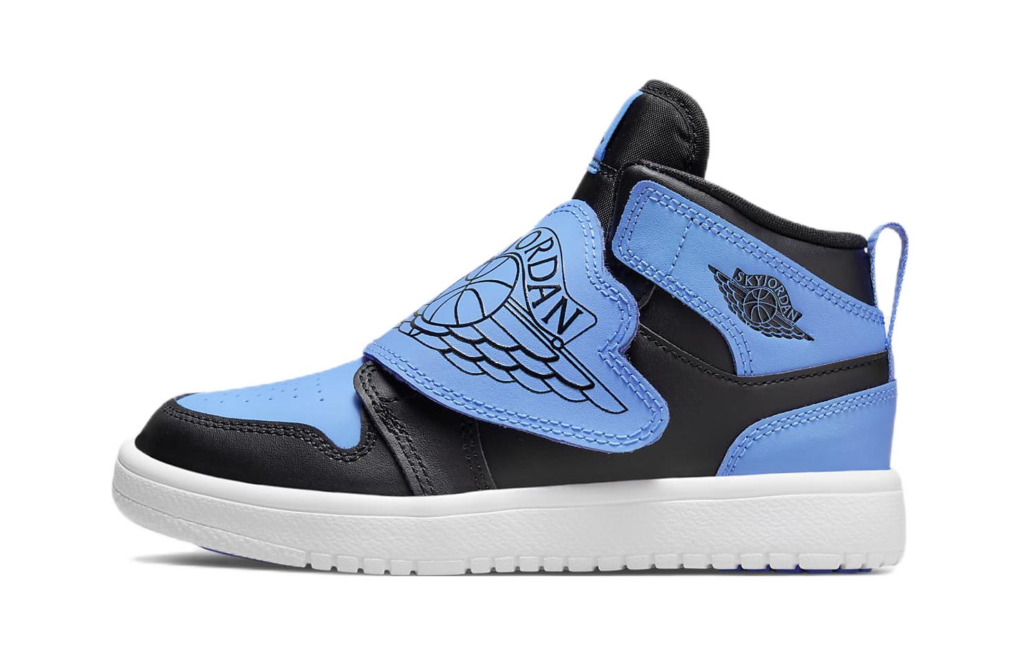 Sky Jordan 1 Черный Университет Синий (PS) 28