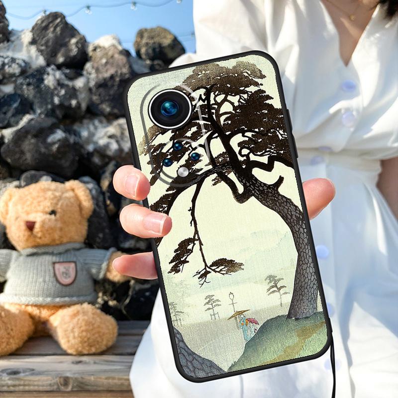 Ukiyo-e Japanese Style Art Case For Honor Magic 7 5 6 8 Pro 200 400 50 70 90 Lite X9a X9b X9c X9d X8b X8c Win RT Cover